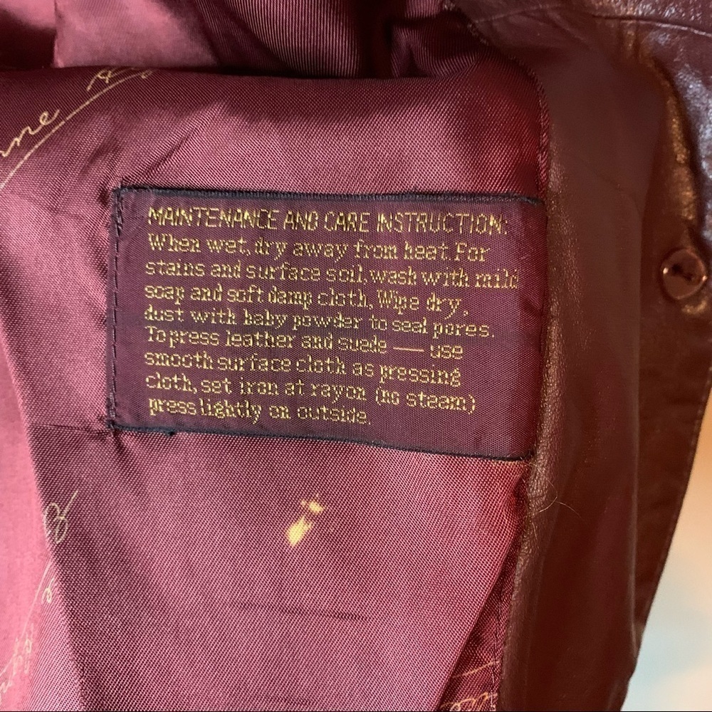 Vintage Aigner Leather Jacket - Picture 8 of 9